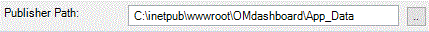 OMrun dashboard path settings
